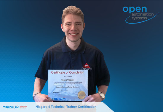 OAS Open AutomationSystems hat sich als neuer Niagara-Trainingspartner qualifiziert. 