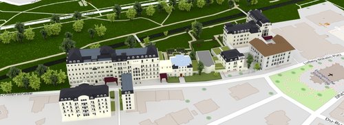 Overview of the entire Brenners Parkhotel complex Overview of the entire Brenners Parkhotel complex